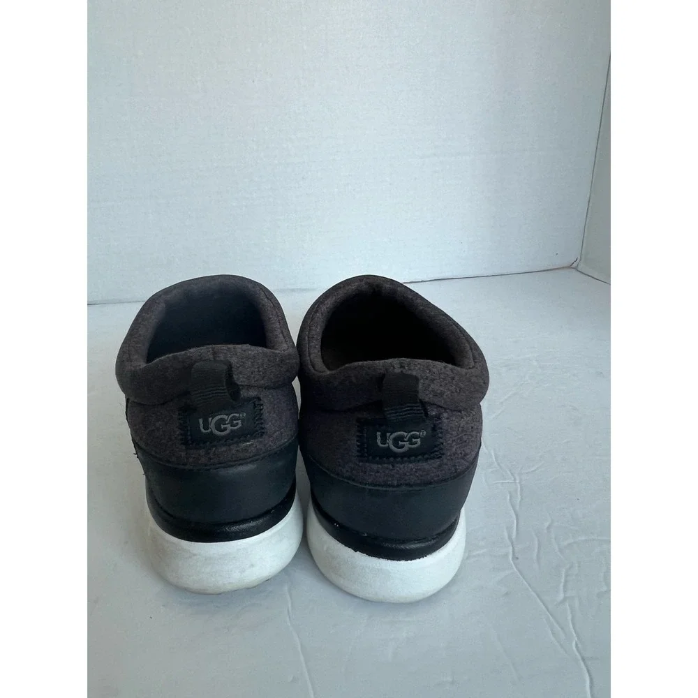 UGG Riviera Women's Slip On Gray Black White Comfort‎ Low Top Sneaker Shoes 7.5